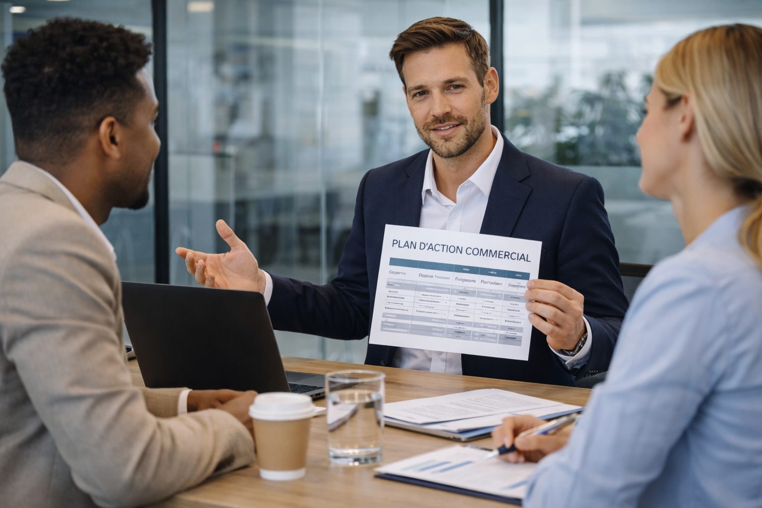 Réunion de pilotage commercial