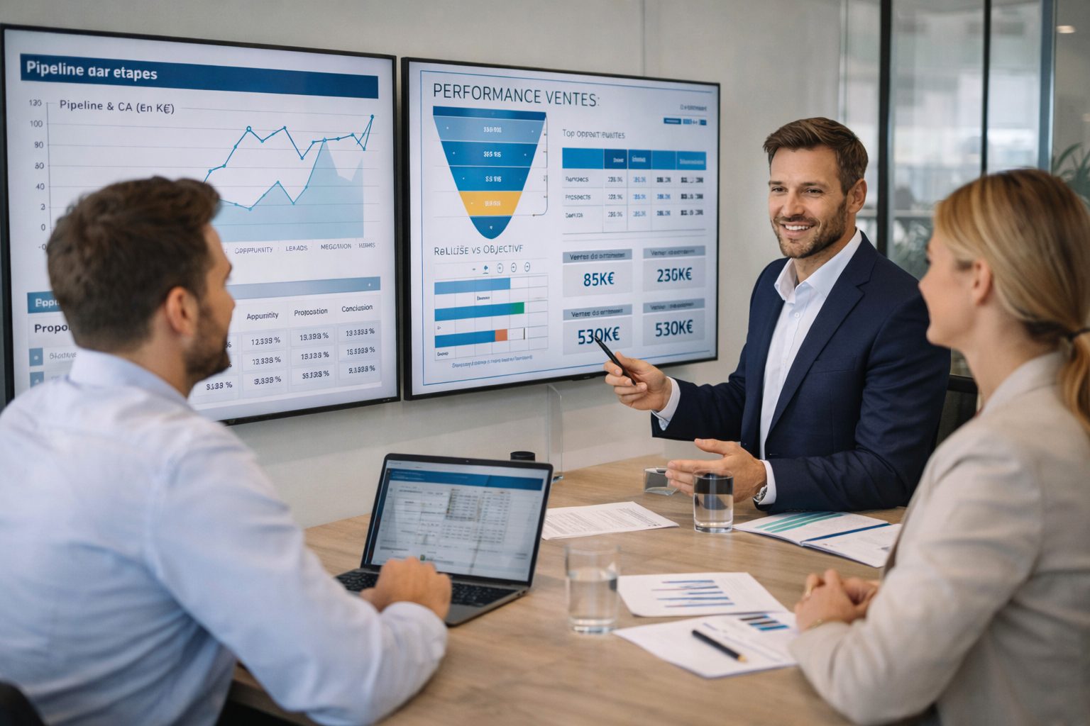 Réunion de pilotage commercial